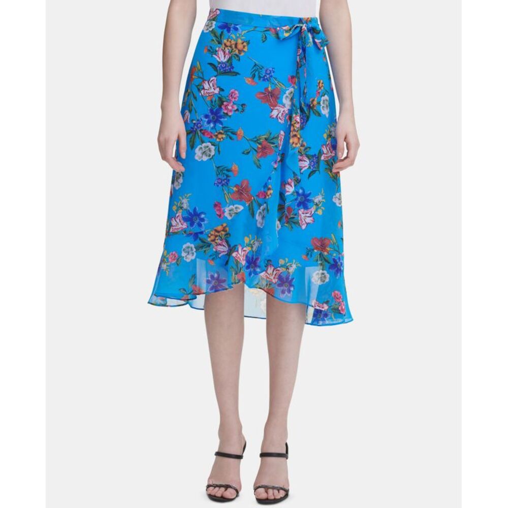 Calvin Klein Floral Midi Skirt
